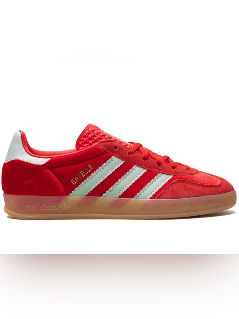 adidas Gazelle Indoor "Velvet Pack -  Scarlet Red Suede Sneakers